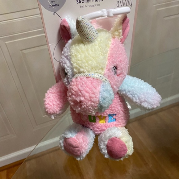 Carried Away By Stepping Stones Soft Plush Beautiful Bunny Toy 12” Multicolor - Picture 2 of 8